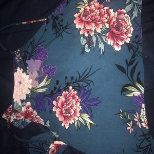 Tie-back Windsor tank top